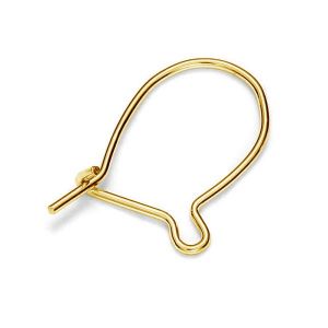 Closed ear wire*brass*BRASS BZ 7 0.7x11x18.5 mm