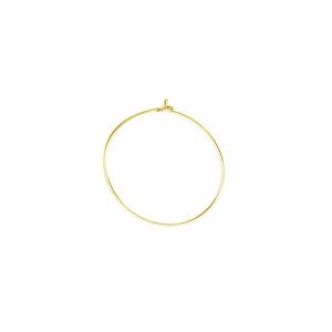 Wire beading hoops 18mm*brass*BRASS BZ 20 0.8x16.4 mm