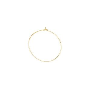 Wire beading hoops 18mm*brass*BRASS BZ 20 0.8x16.4 mm