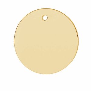 Round pendant*brass*BRASS LK-1363 - 0,50 19x19 mm