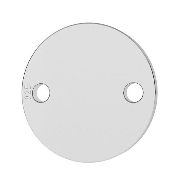 silver disc pendant