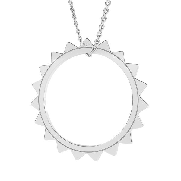 sterling silver sun pendant
