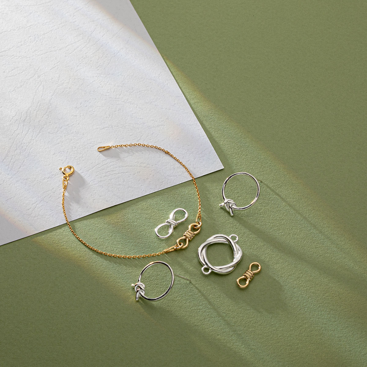 simple knot diy bracelet