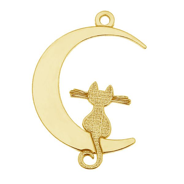 gold cat jewelry